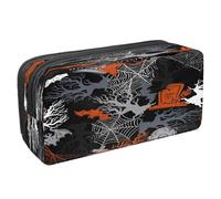 VAPOKF Pencil Case Pen Bag Student Stationery Pouch with Zipper for Boys Girls School & Office Supplies, Halloween Dead Tree Tombstone