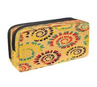 VAPOKF Pencil Case Pen Bag Student Stationery Pouch with Zipper for Boys Girls School & Office Supplies, Tie Dye Spiral Swirl