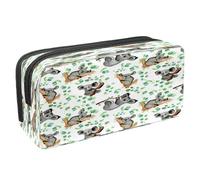 VAPOKF Pencil Case Pen Bag Student Stationery Pouch with Zipper for Boys Girls School & Office Supplies, Watercolor Koalas and Eucalyptus