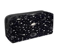 VAPOKF Pencil Case Pen Bag Student Stationery Pouch with Zipper for Boys Girls School & Office Supplies, Constellations and Stars Planet Moon