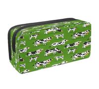 VAPOKF Pencil Case Pen Bag Student Stationery Pouch with Zipper for Boys Girls School & Office Supplies,Cows and Calfs Grazing at The Meadow