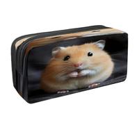VAPOKF Pencil Case Pen Bag Student Stationery Pouch with Zipper for Boys Girls School & Office Supplies, Fat Hamster