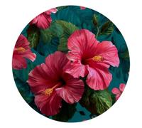 VAPOKF Red Morning Glory Mouse Pad | Desk Mat/Gaming Rectangle Mouse Pad | Improved Precision and Speed | Rubber Base for Stable Grip on Smooth Surfaces | 25 cm