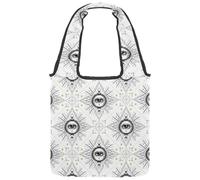 VAPOKF Sacred Geometry Eye Canvas Tote Bags, Women's Shoulder Handbags, Large Reusable Carry Bag Shoulder Bag for School Work Office Travel Shopping Casual
