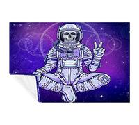 VAPOKF Skeleton Astronaut Prints Soft Warm Cozy Blanket Throw for Bed Couch Sofa Picnic Camping Beach, 150 * 200cm