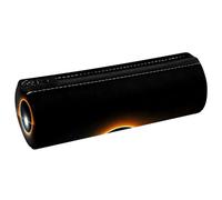 VAPOKF Solar Eclipse on Black Print Pencil Cases, PU Leather Pen Bag Student Stationery Organiser Bag Makeup Pouch for Women Girls Boys Kids School Office Supplies