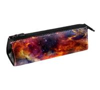 VAPOKF Space Universe Cosmic Stars Triangle Pen Bag Pencil Case, Student Stationery Pouch for School Office Supplies