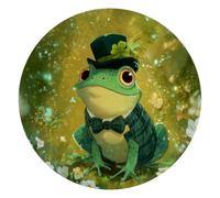 VAPOKF St. Paul's Frog Mouse Mat Office Rectangle Mousepad 25 cm, Non-Slip Rubber Base, Wear-Resistant, Washable, Smooth to Use, Scratch Free, Durable