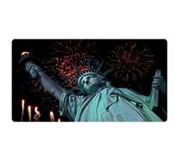VAPOKF Statue of Liberty New York Kitchen Mat, Non Slip Washable Floor Rug, Absorbent Kitchen Mats Runner Rugs for Kitchen, Hallway, Laundry Room