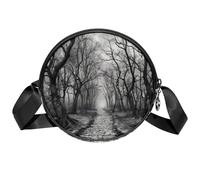 VAPOKF Strange Forest Small Crossbody Bags Mobile Phone Wallet Bags with Large Capacity and Adjustable shoulder strap for Women Girl