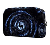VAPOKF Tai Chi Black Cosmetic Bag for Women, Travel Toiletries Bags Large Makeup Handy Pouch Organizer Bag with Zipper