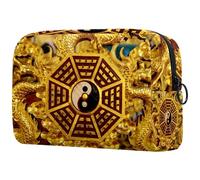 VAPOKF Tai Chi Cosmetic Bag for Women, Travel Toiletries Bags Large Makeup Handy Pouch Organizer Bag with Zipper