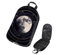 VAPOKF Travel Camping Utensils Organizer Bag, Astrology Moon on Outer Space Storage Bag for Cooking Utensil Set, Kitchen Accessories Storage Pouch for Outdoor BBQ, Bag Only