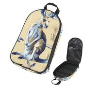 VAPOKF Travel Camping Utensils Organizer Bag, Australia Kangaroo Animal Storage Bag for Cooking Utensil Set, Kitchen Accessories Storage Pouch for Outdoor BBQ, Bag Only