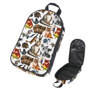 VAPOKF Travel Camping Utensils Organizer Bag, Australian Animal Kangaroo Koala Storage Bag for Cooking Utensil Set, Kitchen Accessories Storage Pouch for Outdoor BBQ, Bag Only
