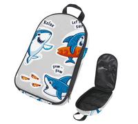 VAPOKF Travel Camping Utensils Organizer Bag, Big Fish Swallowing Little Fish Storage Bag for Cooking Utensil Set, Kitchen Accessories Storage Pouch for Outdoor BBQ, Bag Only