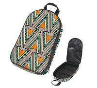 VAPOKF Travel Camping Utensils Organizer Bag, Boho Tipi Pattern Storage Bag for Cooking Utensil Set, Kitchen Accessories Storage Pouch for Outdoor BBQ, Bag Only