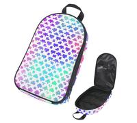 VAPOKF Travel Camping Utensils Organizer Bag, Colorful Mermaid Fish Scales Storage Bag for Cooking Utensil Set, Kitchen Accessories Storage Pouch for Outdoor BBQ, Bag Only