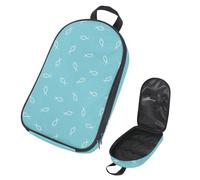 VAPOKF Travel Camping Utensils Organizer Bag, Cute Stick Figure Tiddler Storage Bag for Cooking Utensil Set, Kitchen Accessories Storage Pouch for Outdoor BBQ, Bag Only