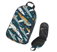 VAPOKF Travel Camping Utensils Organizer Bag,Fighters Storage Bag for Cooking Utensil Set, Kitchen Accessories Storage Pouch for Outdoor BBQ, Bag Only