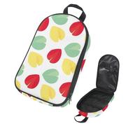 VAPOKF Travel Camping Utensils Organizer Bag, Fortune Cookie Pattern Storage Bag for Cooking Utensil Set, Kitchen Accessories Storage Pouch for Outdoor BBQ, Bag Only