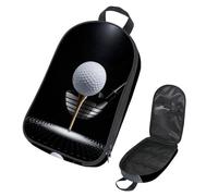 VAPOKF Travel Camping Utensils Organizer Bag,Golf Ball on Tee with Club in The Spotlight Storage Bag for Cooking Utensil Set, Kitchen Accessories Storage Pouch for Outdoor BBQ, Bag Only