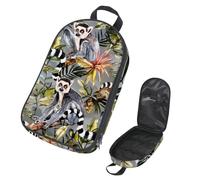 VAPOKF Travel Camping Utensils Organizer Bag, Grey Lemurs Wild Animal Storage Bag for Cooking Utensil Set, Kitchen Accessories Storage Pouch for Outdoor BBQ, Bag Only