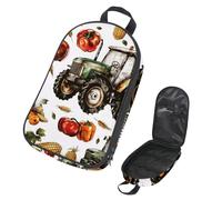 VAPOKF Travel Camping Utensils Organizer Bag, Harvest Farm Pumpkin Crops Storage Bag for Cooking Utensil Set, Kitchen Accessories Storage Pouch for Outdoor BBQ, Bag Only