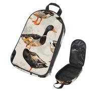 VAPOKF Travel Camping Utensils Organizer Bag, Indian Runner Ducks Wild Storage Bag for Cooking Utensil Set, Kitchen Accessories Storage Pouch for Outdoor BBQ, Bag Only