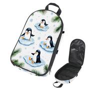 VAPOKF Travel Camping Utensils Organizer Bag, Little Penguins on Ice Storage Bag for Cooking Utensil Set, Kitchen Accessories Storage Pouch for Outdoor BBQ, Bag Only