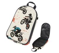 VAPOKF Travel Camping Utensils Organizer Bag, Motor Cross Storage Bag for Cooking Utensil Set, Kitchen Accessories Storage Pouch for Outdoor BBQ, Bag Only
