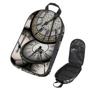 VAPOKF Travel Camping Utensils Organizer Bag, Moving Forward Time Clocks Storage Bag for Cooking Utensil Set, Kitchen Accessories Storage Pouch for Outdoor BBQ, Bag Only