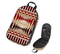 VAPOKF Travel Camping Utensils Organizer Bag, Native American Pattern Storage Bag for Cooking Utensil Set, Kitchen Accessories Storage Pouch for Outdoor BBQ, Bag Only