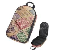 VAPOKF Travel Camping Utensils Organizer Bag, Passport Stamps Storage Bag for Cooking Utensil Set, Kitchen Accessories Storage Pouch for Outdoor BBQ, Bag Only
