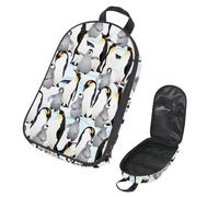 VAPOKF Travel Camping Utensils Organizer Bag, Penguin Empire Storage Bag for Cooking Utensil Set, Kitchen Accessories Storage Pouch for Outdoor BBQ, Bag Only