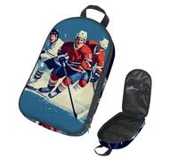 VAPOKF Travel Camping Utensils Organizer Bag, Rink Ice Hockey Players Racing Storage Bag for Cooking Utensil Set, Kitchen Accessories Storage Pouch for Outdoor BBQ, Bag Only