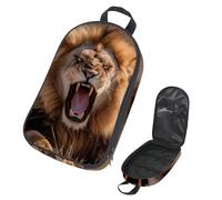 VAPOKF Travel Camping Utensils Organizer Bag, Roaring Lion Storage Bag for Cooking Utensil Set, Kitchen Accessories Storage Pouch for Outdoor BBQ, Bag Only