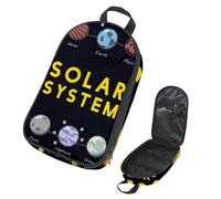 VAPOKF Travel Camping Utensils Organizer Bag, The Solar System Planet Storage Bag for Cooking Utensil Set, Kitchen Accessories Storage Pouch for Outdoor BBQ, Bag Only
