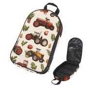 VAPOKF Travel Camping Utensils Organizer Bag, Tractors and Farm Crops Storage Bag for Cooking Utensil Set, Kitchen Accessories Storage Pouch for Outdoor BBQ, Bag Only