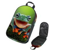 VAPOKF Travel Camping Utensils Organizer Bag, Tree Frog Laughing Storage Bag for Cooking Utensil Set, Kitchen Accessories Storage Pouch for Outdoor BBQ, Bag Only