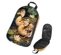 VAPOKF Travel Camping Utensils Organizer Bag, Two Little Indian Runner Ducks Storage Bag for Cooking Utensil Set, Kitchen Accessories Storage Pouch for Outdoor BBQ, Bag Only