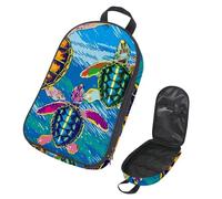 VAPOKF Travel Camping Utensils Organizer Bag, Watercolor Turtles Crawl on Sea Storage Bag for Cooking Utensil Set, Kitchen Accessories Storage Pouch for Outdoor BBQ, Bag Only