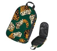 VAPOKF Travel Camping Utensils Organizer Bag, Wild Leopard Skin Texture Storage Bag for Cooking Utensil Set, Kitchen Accessories Storage Pouch for Outdoor BBQ, Bag Only