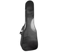VAPOKF Ukulele Bag, Ukulele Case for Soprano Tenor Concert 23 Inch 10MM Thick Soft Padded Adjustable Straps Gig Bag, Silhouette of Crow at Midnight