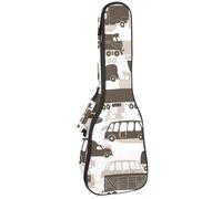 VAPOKF Ukulele Bag, Ukulele Case for Soprano Tenor Concert 23 Inch 10MM Thick Soft Padded Adjustable Straps Gig Bag, Sea Land and Air Transportation