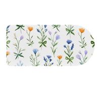 VAPOKF Watercolor Flowers Mouse Pad | Desk Mat/Gaming Mouse Pad | Improved Precision and Speed | Rubber Base for Stable Grip on Smooth Surfaces | 74×35 cm