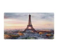 VAPOKF Watercolor Paris Tower City Kitchen Mat, Non Slip Washable Floor Rug, Absorbent Kitchen Mats Runner Rugs for Kitchen, Hallway, Laundry Room