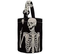 VAPOKF Womens Bucket Handbag, Human skeleton has an idea Canvas Tote Bag Purses Trendy Shoulder Bag
