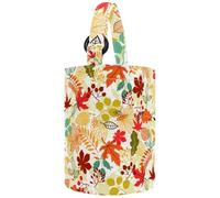 VAPOKF Womens Bucket Handbag, Stylized Autumn Leaves Pattern Canvas Tote Bag Purses Trendy Shoulder Bag