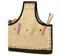 VAPOKF Yarn Storage Bag, Knitting Crochet Tote Bag, Yarn Holder with Pockets for Crocheting, Knitting Accessories (Vintage Treasure Map)